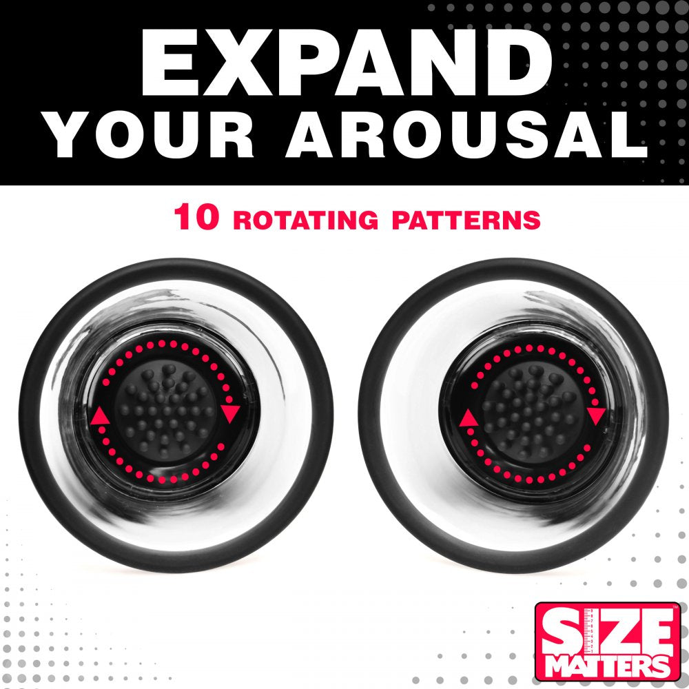 10X Rotating Nipple Suckers with 4 Attachments and 10 rotating patterns