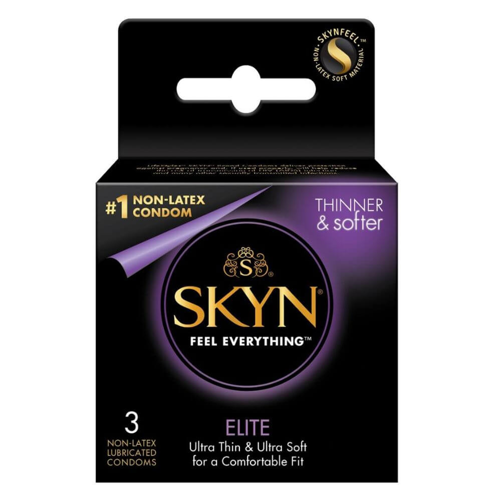 Skyn Elite Non Latex Lubricated Condoms 3-Pack