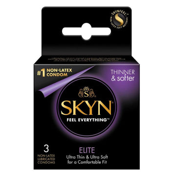 Skyn Elite Non Latex Lubricated Condoms 3-Pack