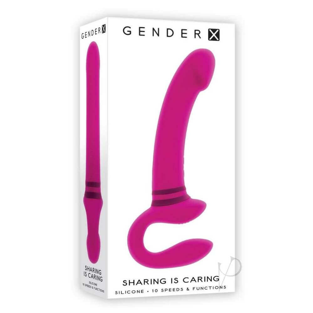 Gender X Sharing is Caring Rechargeable Silicone Dual Vibrator