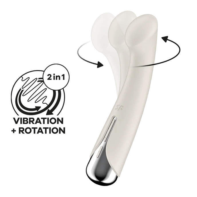 Satisfyer Spinning G-Spot 1 White with 15 Vibration Modes