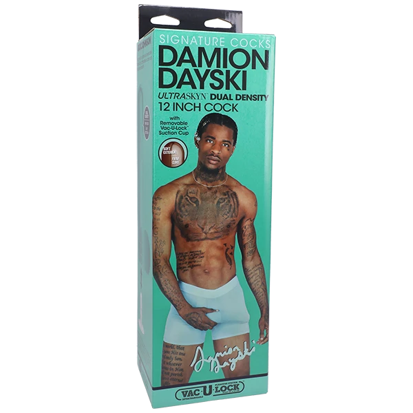 Signature Cocks Ultraskyn Damion Dayski Dildo with Removable Suction Cup 12inches