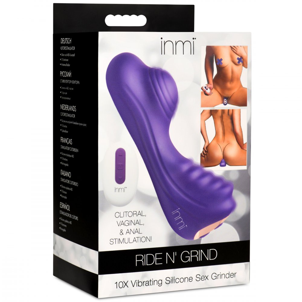 Ride n' Grind 10 X Vibrating Silicone Sex Grinder Packing