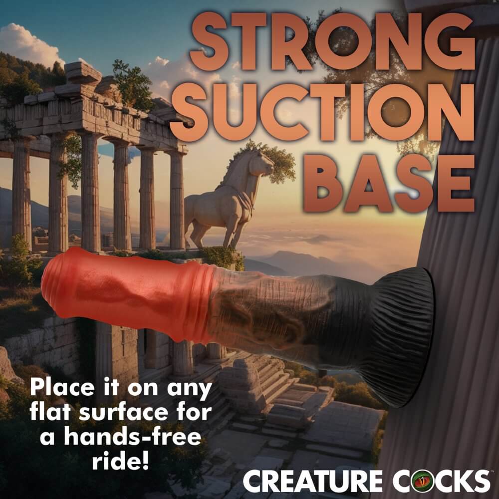 Centaur Silicone Dildo with strong suction cup
