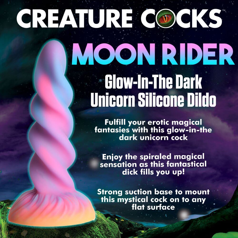 Moon Rider Glow-in-the-dark unicorn Dildo