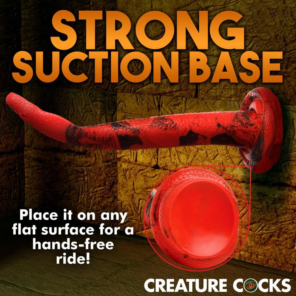 Snake Dildo with Suction Cup