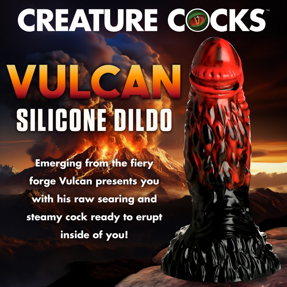 Vulcan Silicone Dildo Body-Safe Silicone