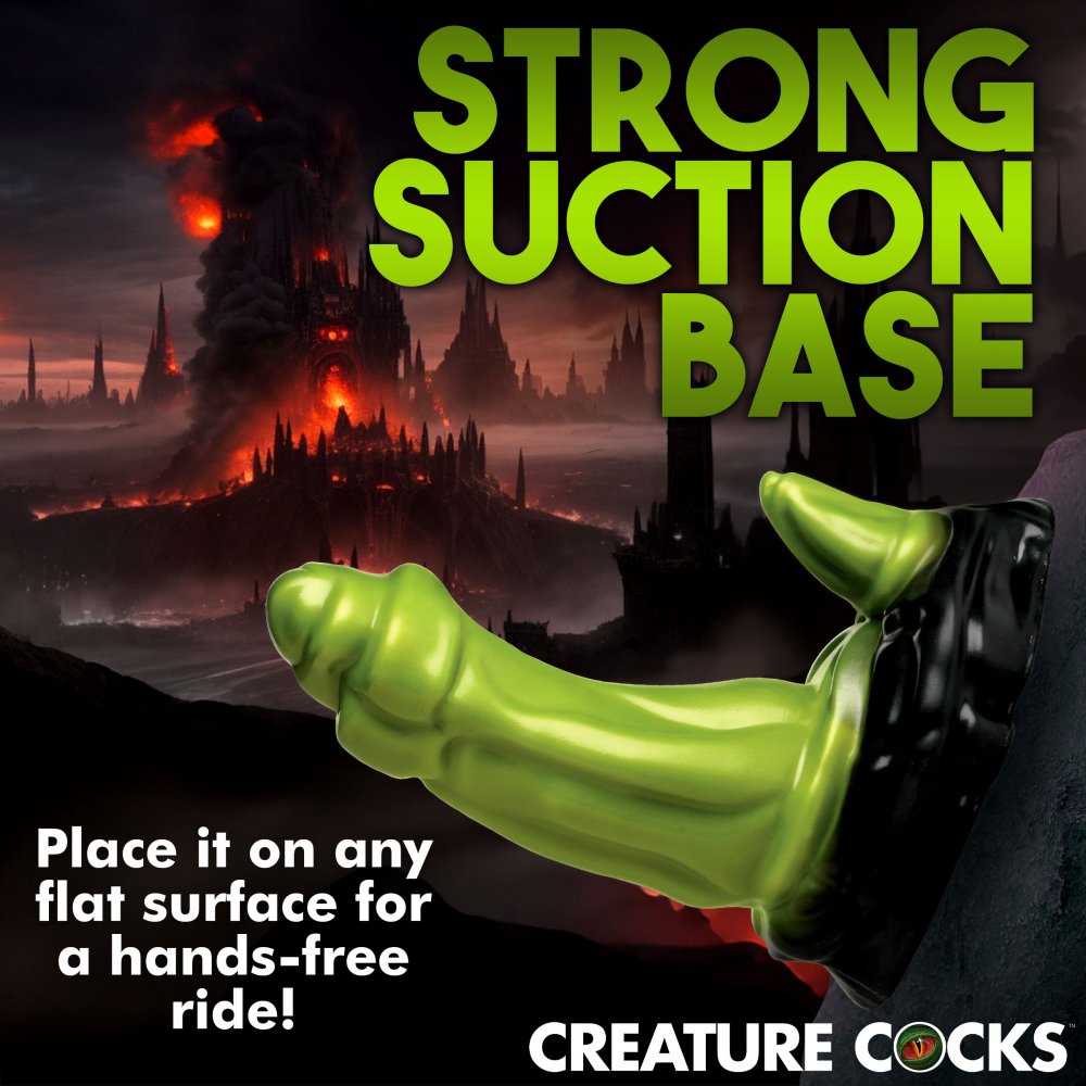 Orc Silicone Dildo with strong suction cup