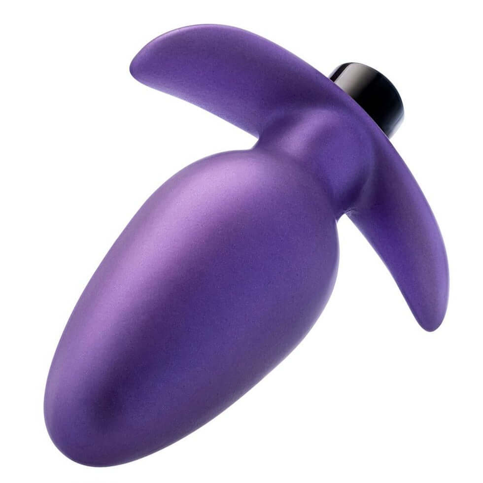 Anal Adventures Matrix Exceisor Rechargeable Silicone Anal Plug - Astro Violet