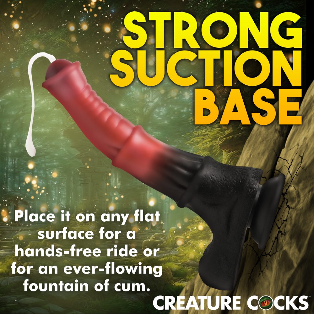 Centaur Explosion Squirting Silicone Dildo with strong suction cup