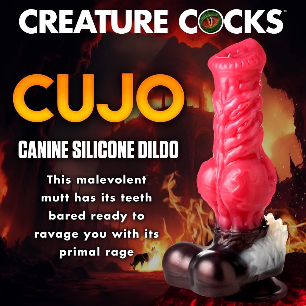 Creature Cocks Cujo Canine Silicone Dildo - Extra Large
