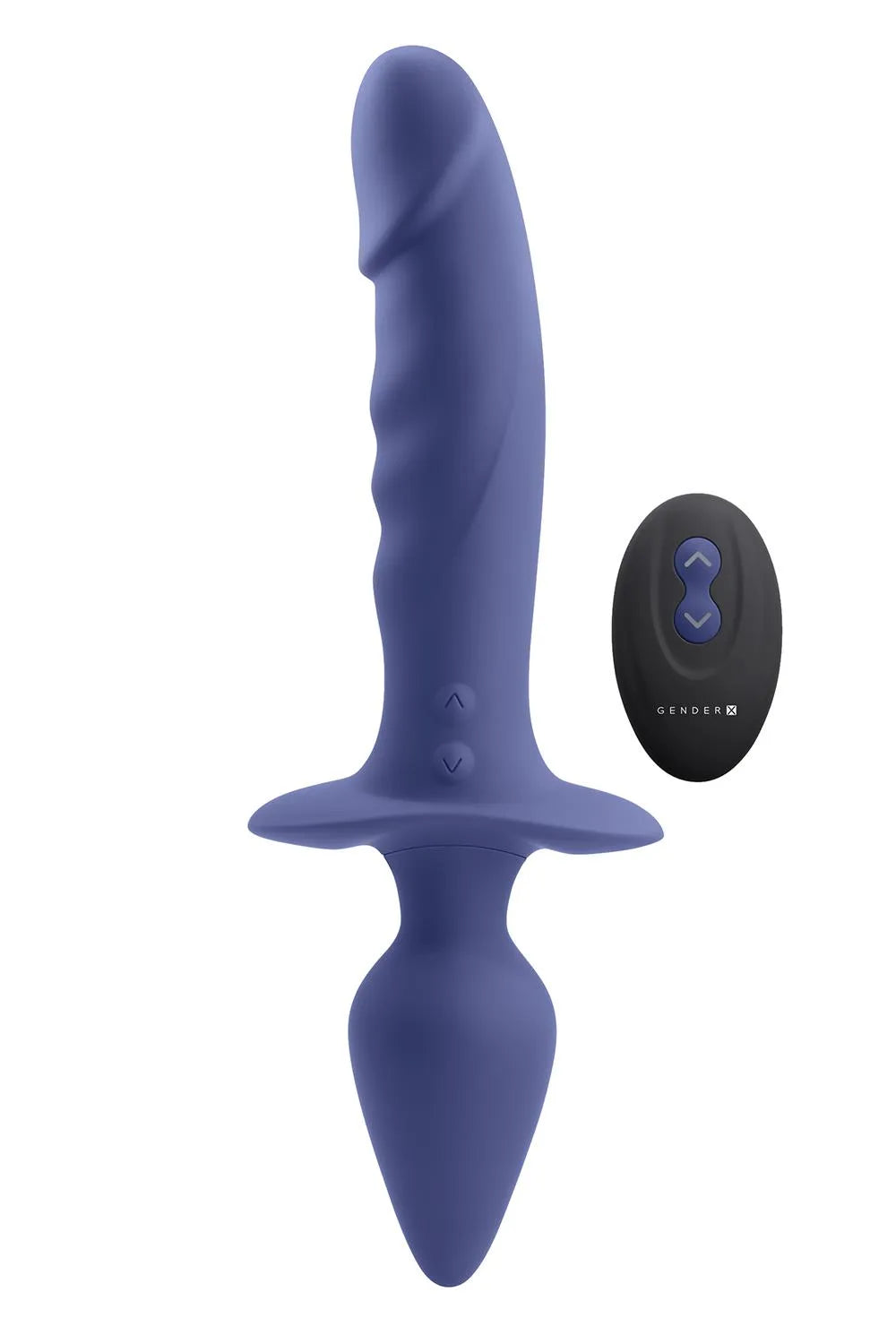 Gender X Dual Defender Rechargeable Silicone Dual Vibrator with Remote