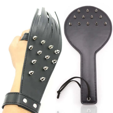 Leather Spanking Gear Paddle