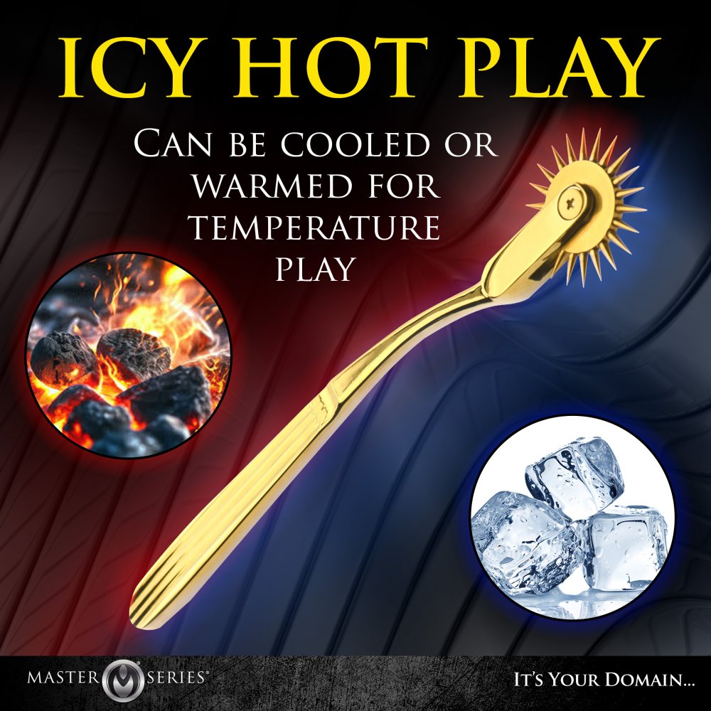 Ice Hot Temperature Play with Gold Sensation Wartenberg Wheel