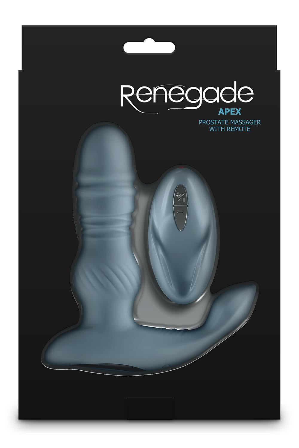 Renegade Apex Rechargeable Silicone Prostate Massager with Remote - The perfect Anal Toy for him