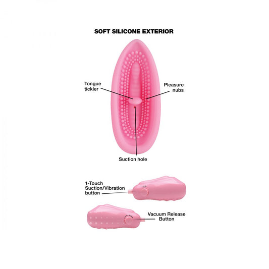 Clit Enlargement with Pink Pleasure Auto Pussy Sucker