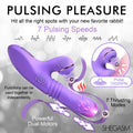 Pro-Thrust Max 14X Thrusting and Pulsing Silicone Rabbit Vibrator with 7 Speeds