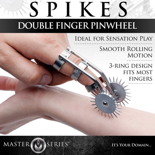 Sensation Play Spikes Double Finger Pinwheel