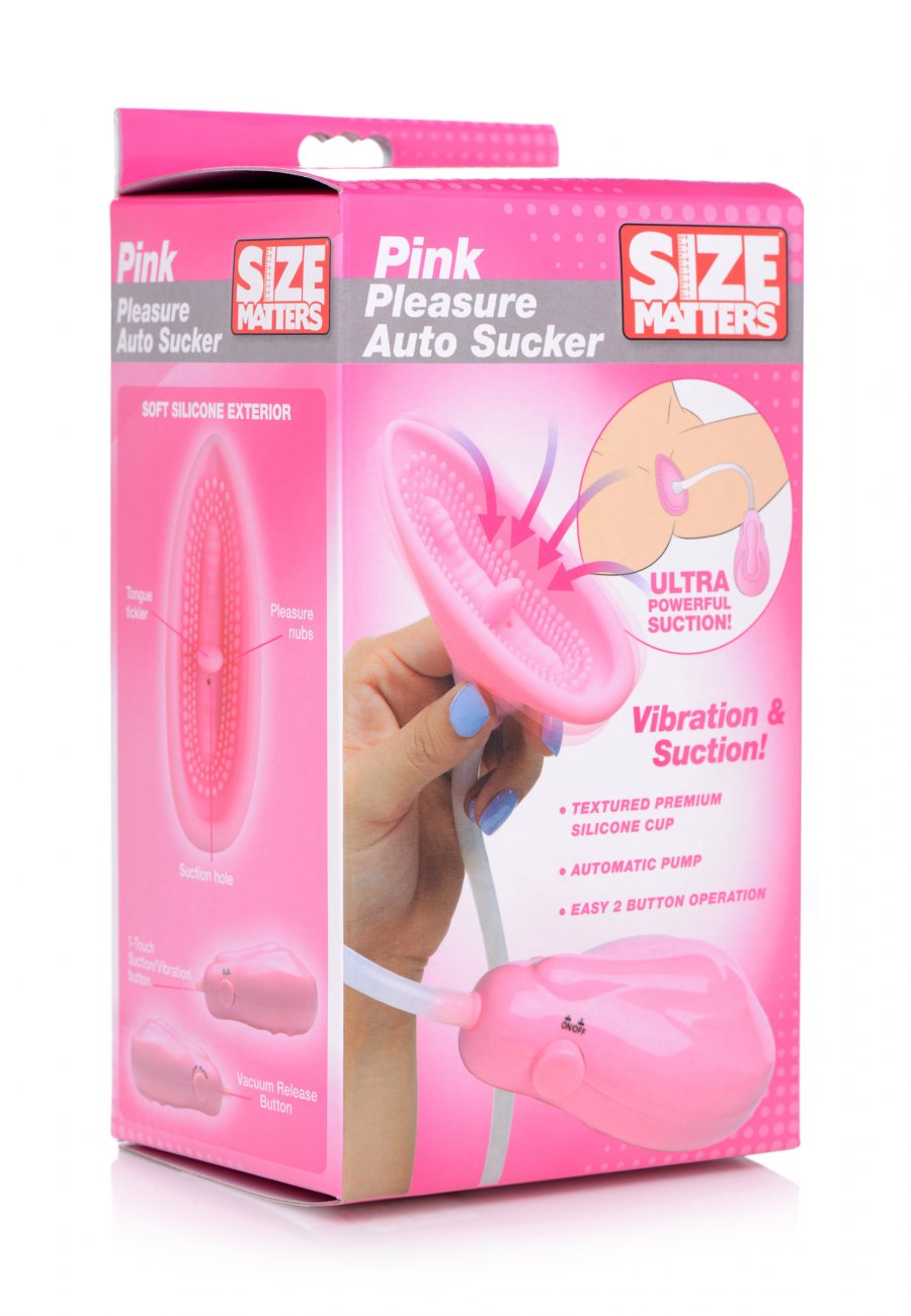 Size Matters Pink Pleasure Auto Pussy Sucker