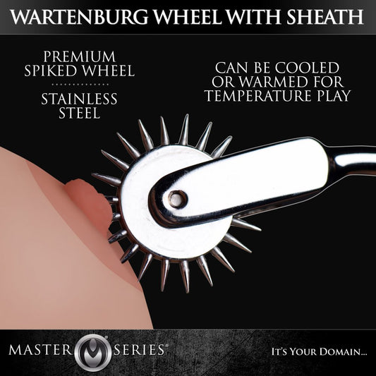 Spiked Wheel Wartenberg Wheel With Sheath
