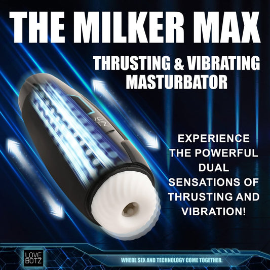 LoveBotz The Milker Max Thrusting and Vibrating Masturbator