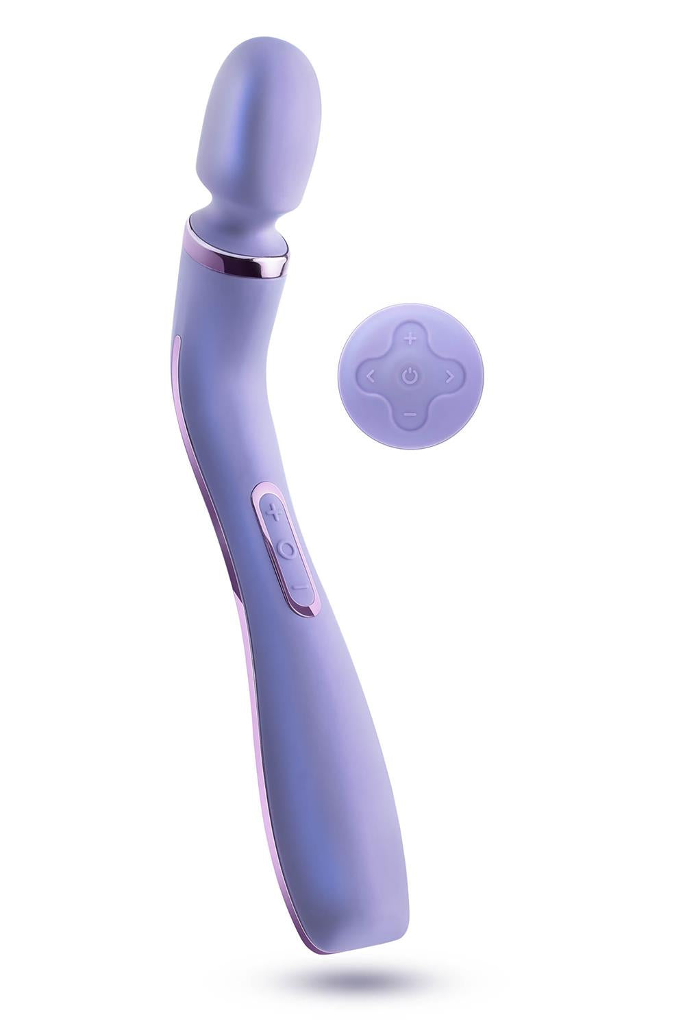 Wellness Eternal Wand Waterproof Rechargeable Silicone Vibrating Wand with Remote