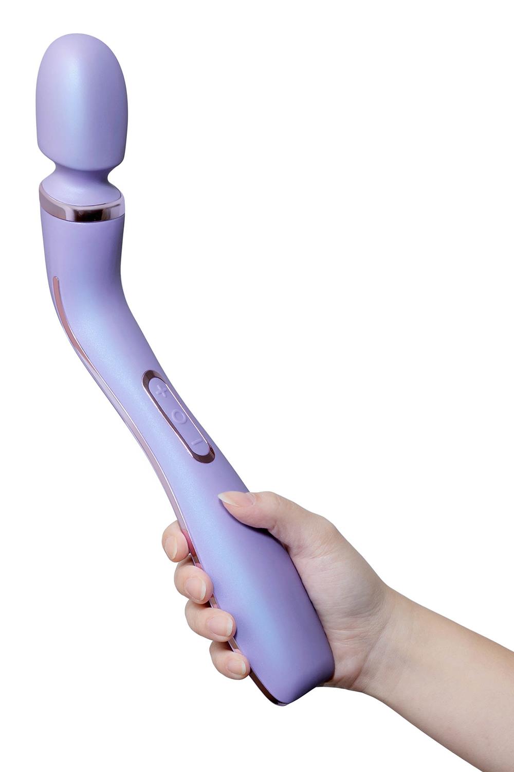 Wellness Eternal Wand Rechargeable Body-safe Silicone Vibrating Wand with Remote