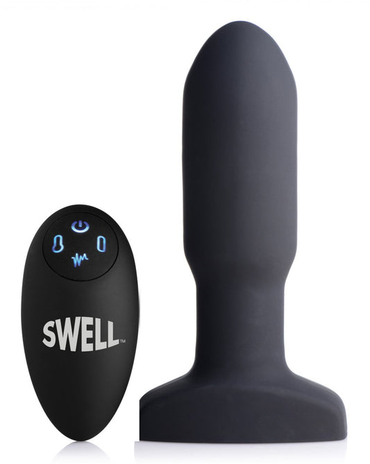 Remote Control Inflatable 10X Vibrating Missile Silicone Anal Plug