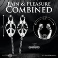 Pain with Tyrant Spiked Clover Nipple Clamps