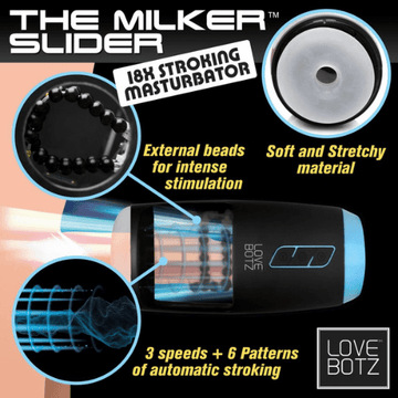 The Milker Slider 18X Stroking Masturbator