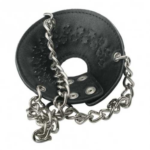 Leather Parachute Ball Stretcher with Spikes