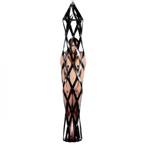 Strict Leather Hanging Leather Strap Cage