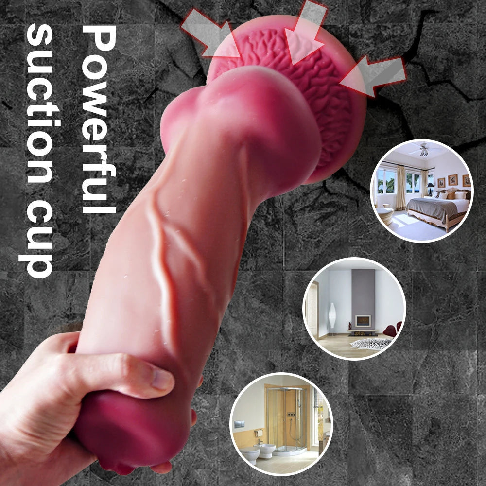 Dog Knot Dildo with Suction Cup
