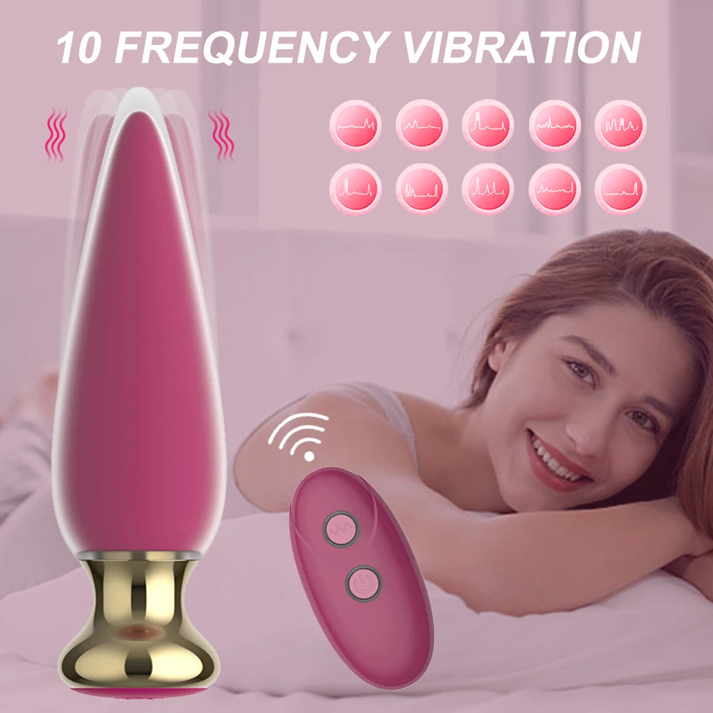 Pretty Remote Anal Vibrator