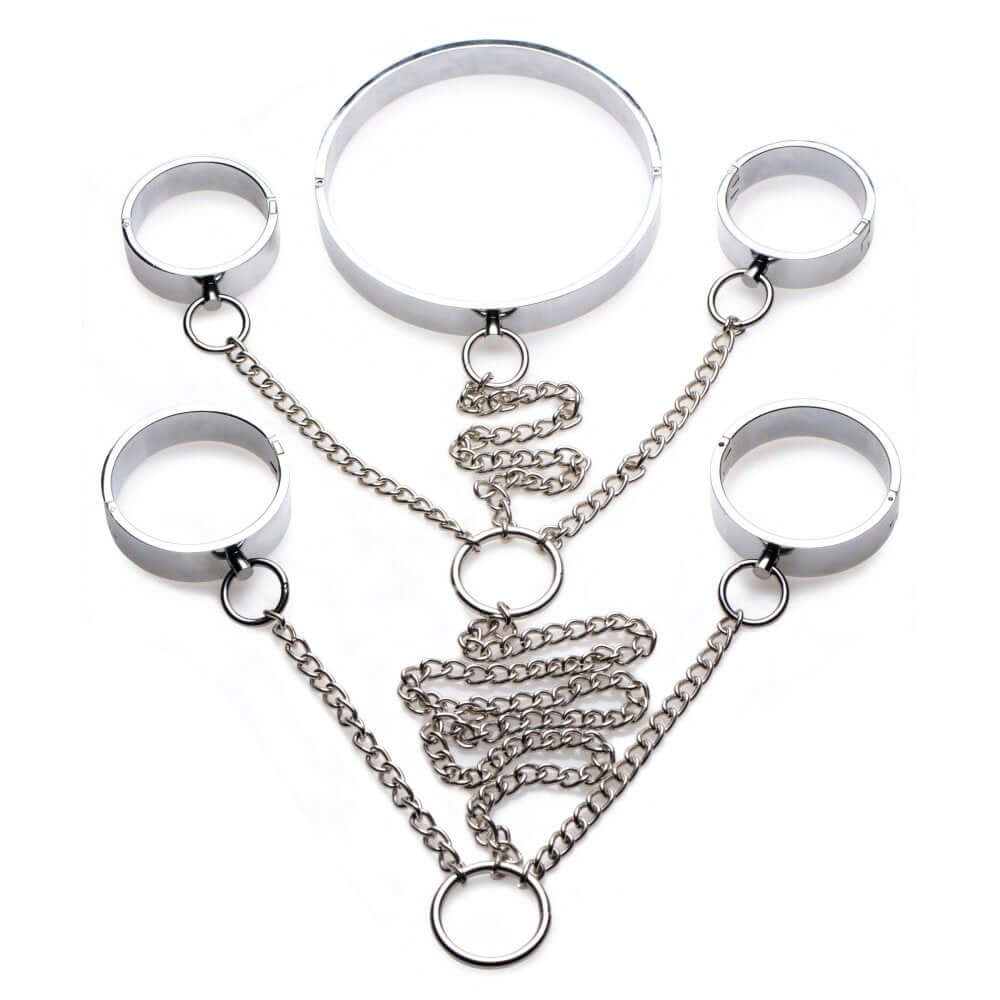 5 Piece Stainless Steel Shackle Set - Large