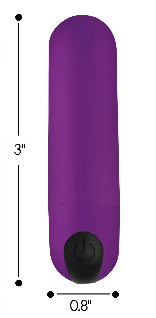 Vibrating Bullet with Remote Control Purple