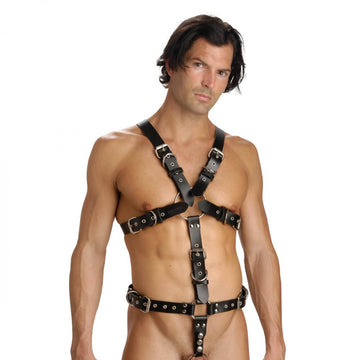 Body Harness with Cock Ring