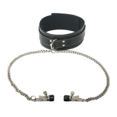 Coveted Collar with Nipple Clamps
